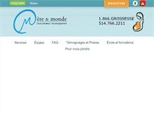Tablet Screenshot of mereetmonde.com